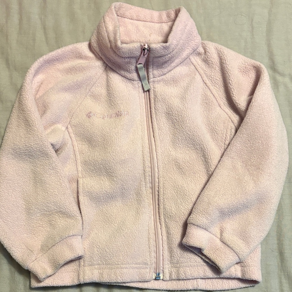 💛 Columbia Light Pink Fleece Jacket